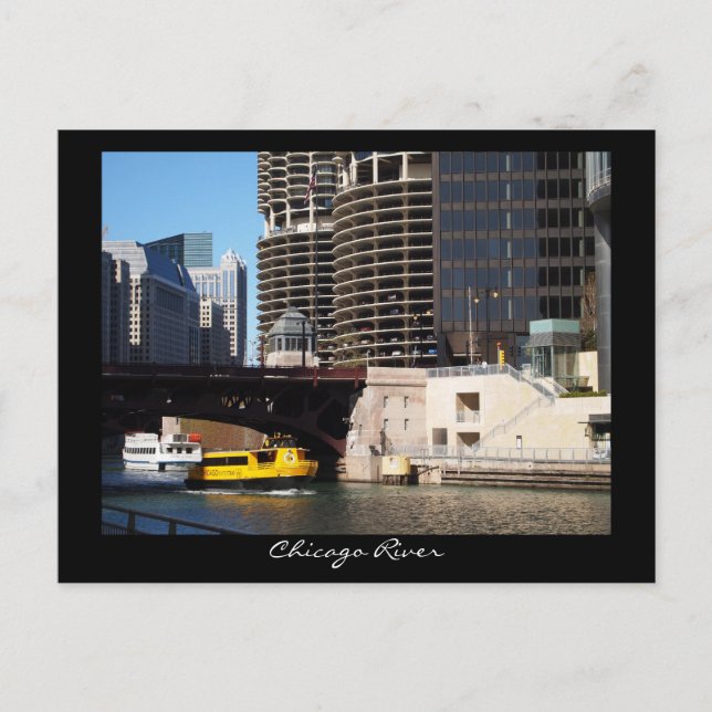 Carte postale de Chicago River (Devant)
