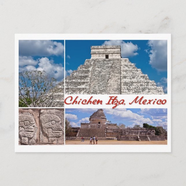 Carte postale de Chichen Itza, Mexique (Devant)