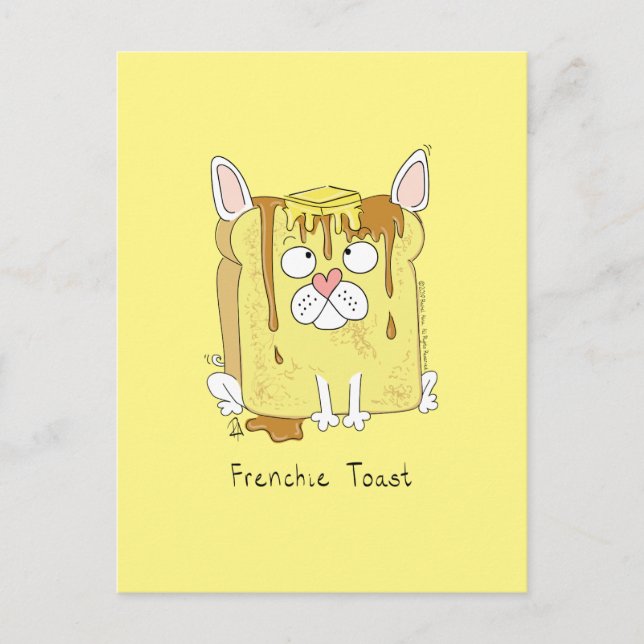 Carte postale de chien Bouledogue Français Frenchi (Devant)