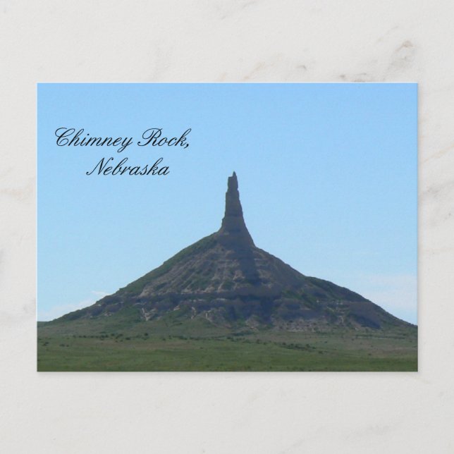 Carte postale de Chimney Rock, Nebraska (Devant)