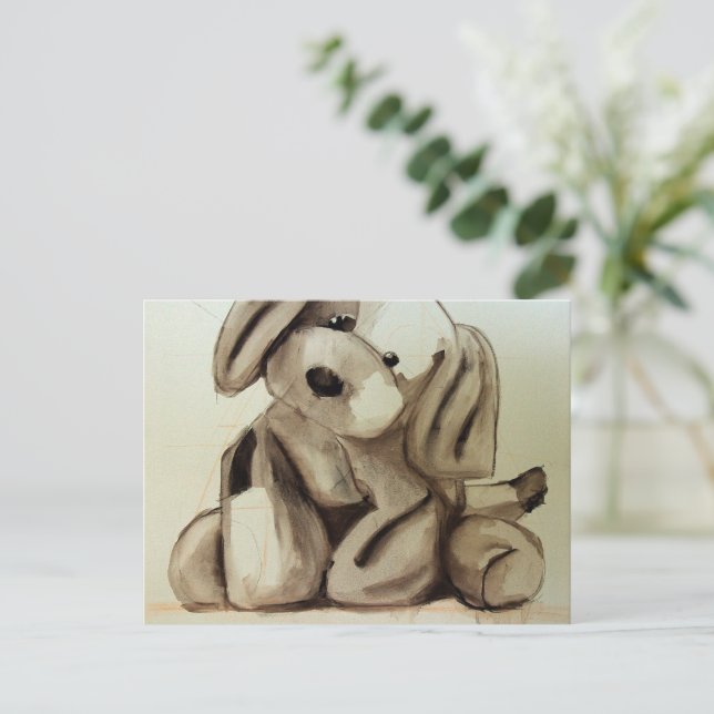 Carte postale de chiot (Debout devant)