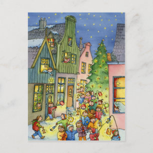 Carte postale de Christmas Lanterns