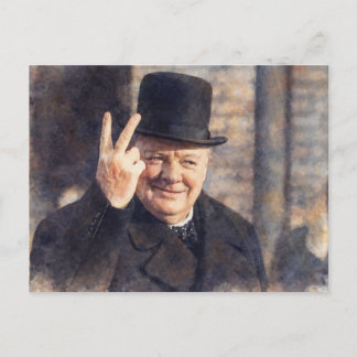 Carte postale de Churchill