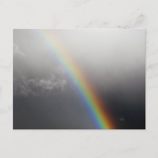 Carte postale de ciel d'arc-en-ciel (Devant)