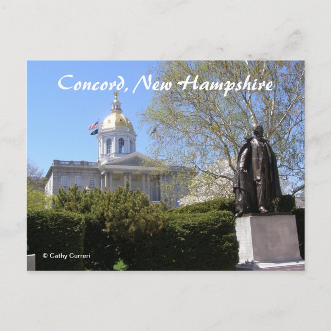 Carte postale de Concord, New Hampshire (Devant)