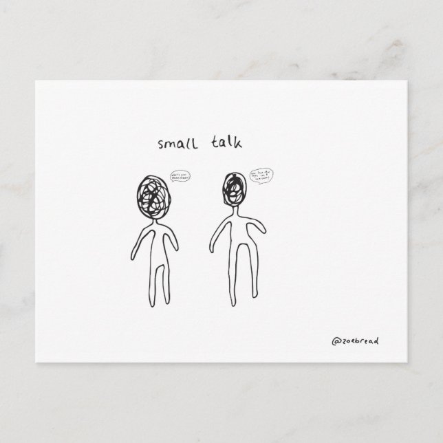 carte postale de conversation (Devant)