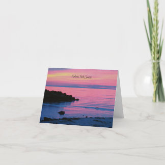 Carte postale de cou du nord