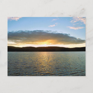 Carte postale de coucher de soleil