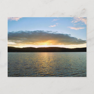 Carte postale de coucher de soleil