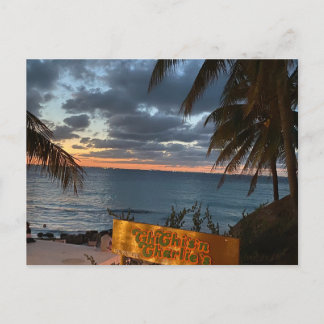 Carte postale de coucher de soleil à Chichi's'n Ch
