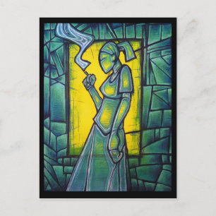 Carte postale de coupure de fumée