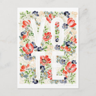 Carte postale de crédit Floral