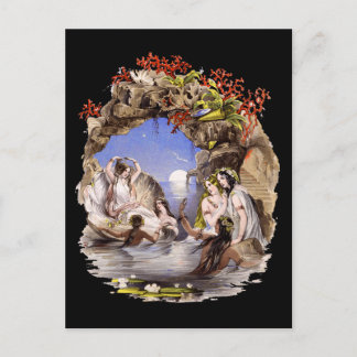 Carte postale de crique de sirène
