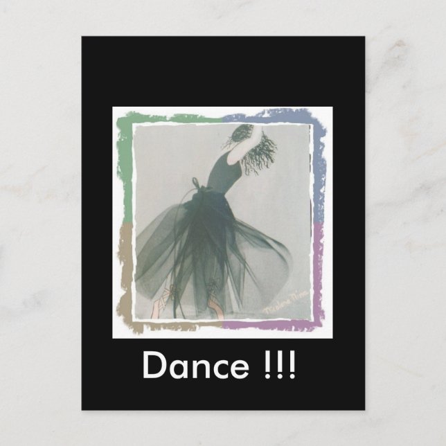 Carte postale de danse (Devant)