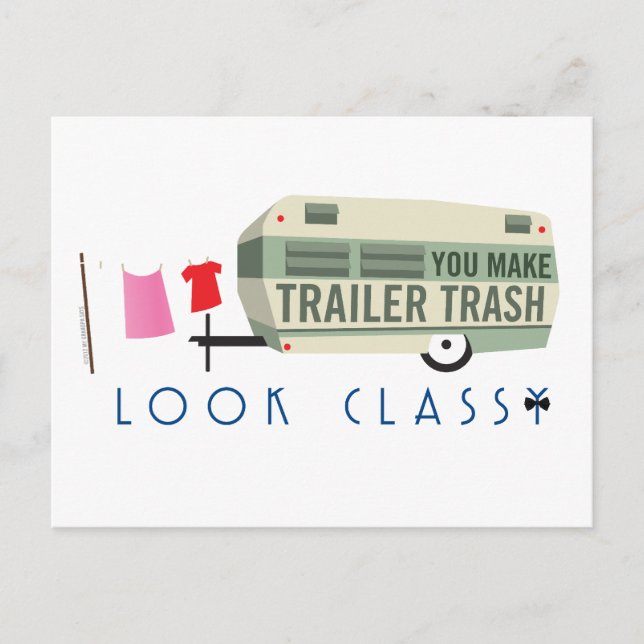 Carte postale de déchets de remorque (Devant)