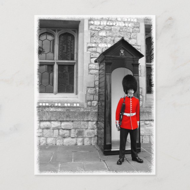Carte postale de défilé de soldat de Londres (Devant)