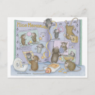 Carte postale de Designs® de Maison-Souris