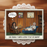 Carte postale de dessin animé humoristique de cabi