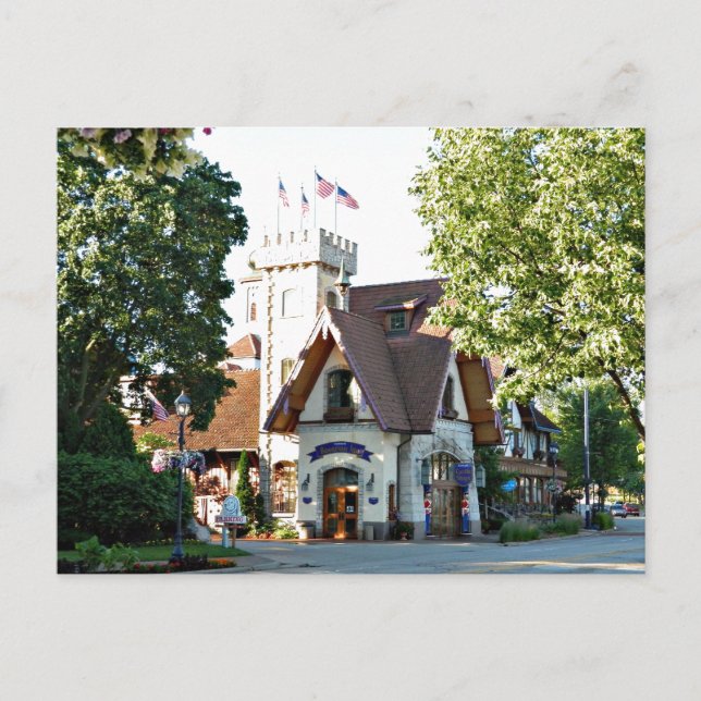 Carte postale de destination de voyage Frankenmuth (Devant)