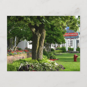Carte postale de destination de voyage Frankenmuth