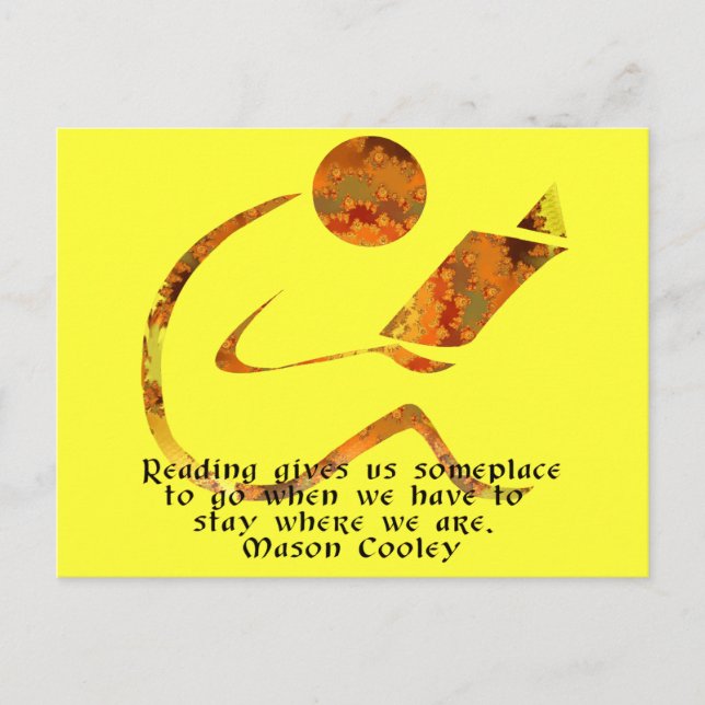 Carte postale de devis d'or du lecteur (Devant)