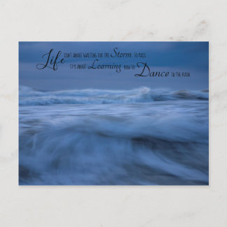 Carte postale de devis inspirant et motivant