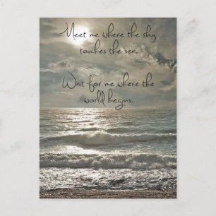 Carte postale de devis inspirationnelle