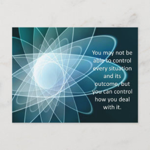 Carte postale de devis motivationnel
