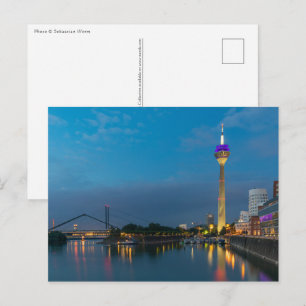 Carte postale de Düsseldorf Allemagne