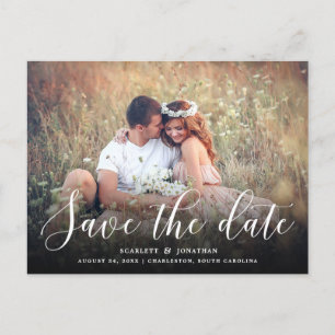 Carte postale de faire-part de date de sauvegarde 