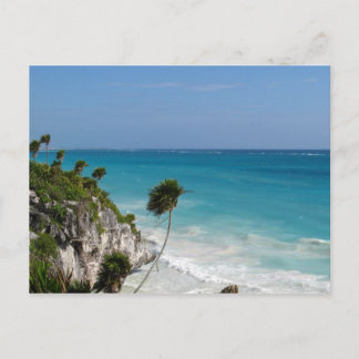 Carte postale de falaises de Tulum