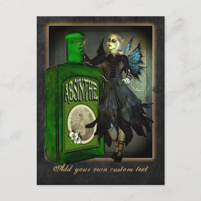 Carte postale de féerie d'absinthe (Devant)