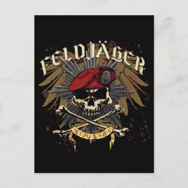 Carte postale de Feldjager (Devant)