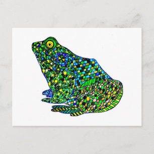 Carte postale de Félix la grenouille Hip-Hop