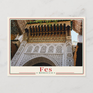 Carte postale de Fès - Maroc