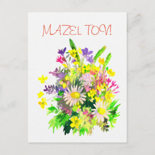 Carte postale de fleurs sauvages
