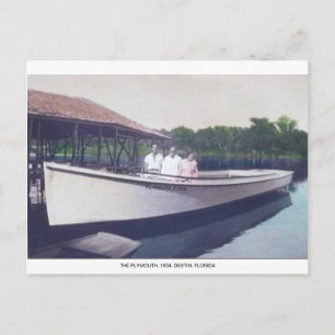 CARTE POSTALE DE FLORIDE~PHOTO VINTAGE~LA PLYMOUTH