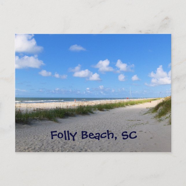 Carte postale de Folly Beach (Devant)