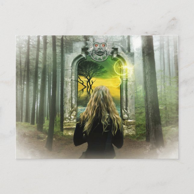 carte postale de forêt enchantée (Devant)