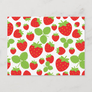 Carte postale de fraises