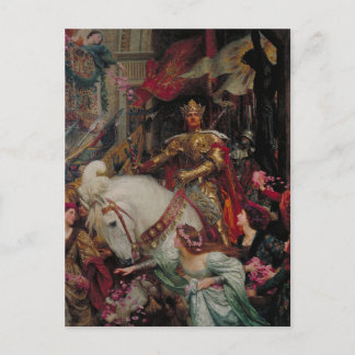 Carte postale de Frank Dicksee - Les Deux Couronne