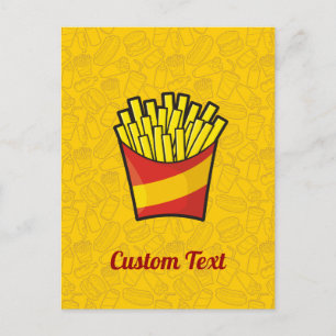 Carte postale de frites