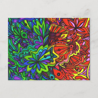 Carte postale de froid à chaud