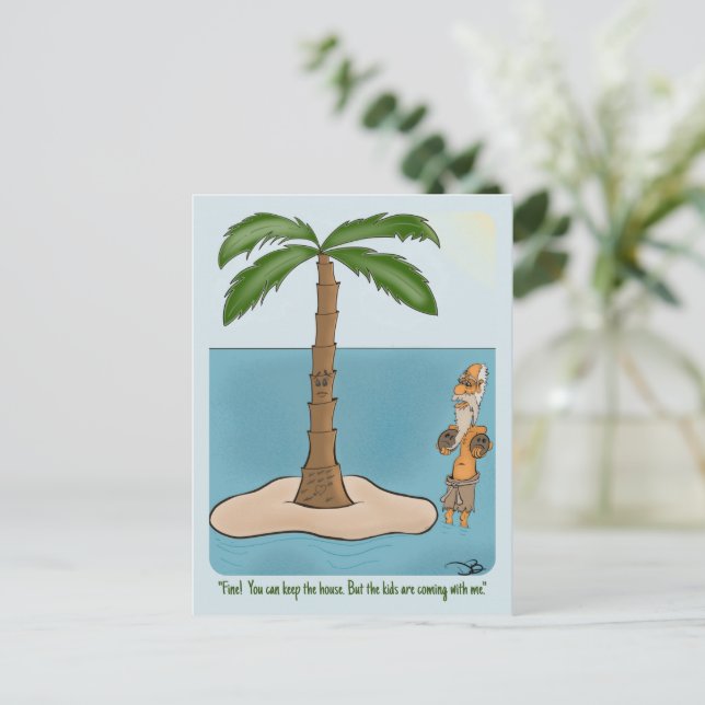 Carte postale de Funny Island Divorce (Debout devant)