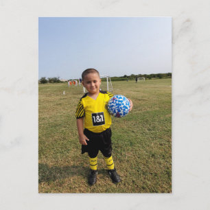 Carte postale de future star de football