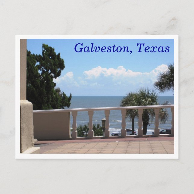 Carte postale de Galveston, Texas (Devant)
