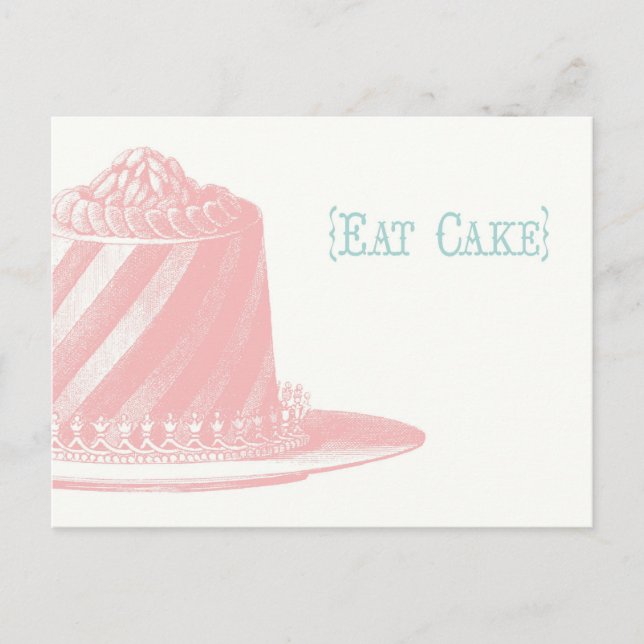 Carte postale de gâteau d'anniversaire (Devant)