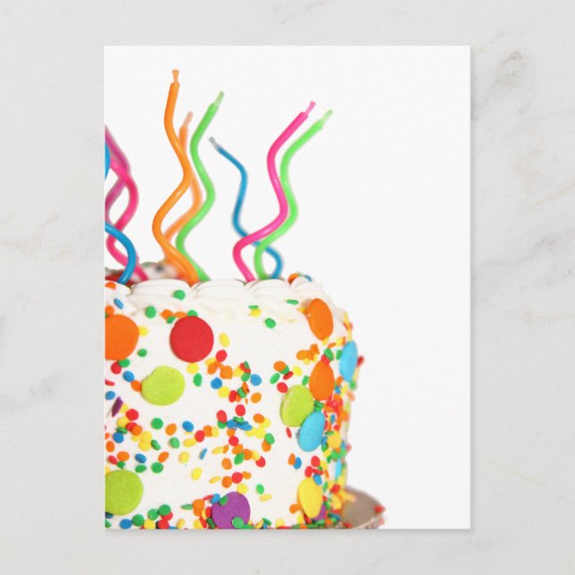 Carte postale de gâteau d'anniversaire (Devant)