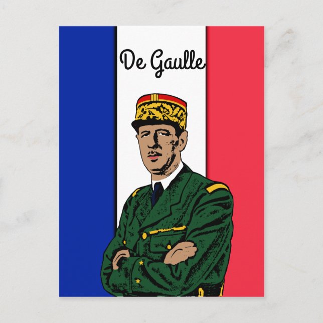 Carte Postale De Gaulle (Devant)