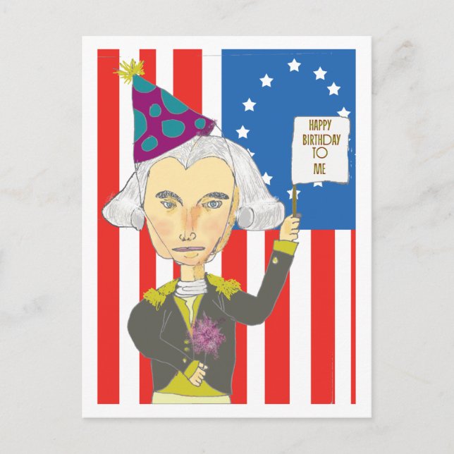 Carte postale de George Washington (Devant)